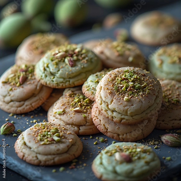 Obraz Pistachio Green Cookies