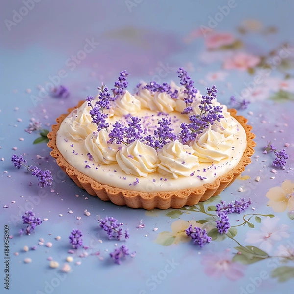 Obraz Lavender Cream Tart