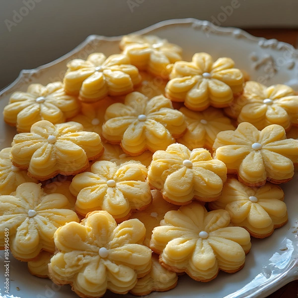 Obraz Lemon Butter Cookies