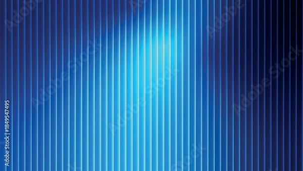 Fototapeta Abstract blue vertical lines forming a gradient background texture