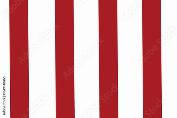Obraz Bold Red and White Striped Background for Creative Designs