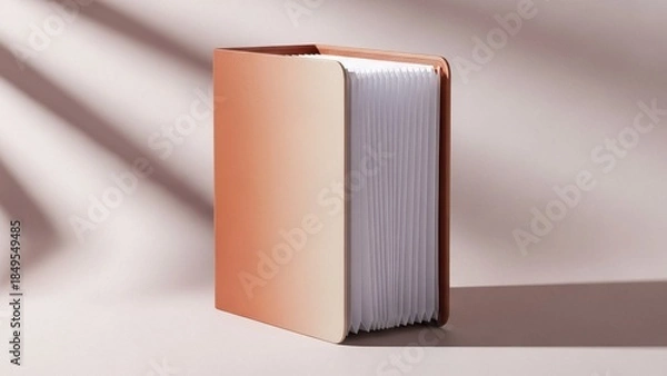 Obraz Closed Hardcover Book with Shadows