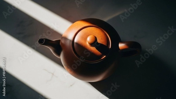 Obraz Ceramic Teapot in Sunlight