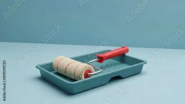 Obraz Paint Roller in Tray