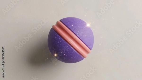 Obraz Purple Macaron Cookie