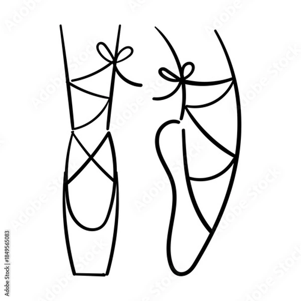 Obraz Ballet slippers