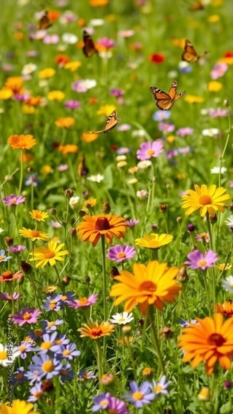 Obraz butterfly on a flower