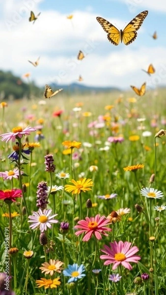 Obraz butterfly on a flower