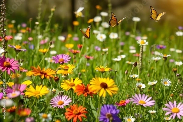 Obraz butterfly on a flower