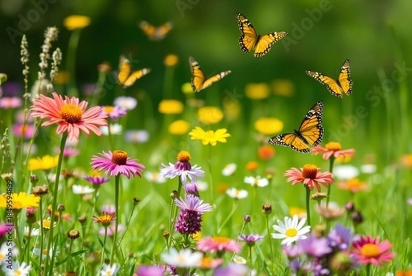 Obraz butterfly on a flower