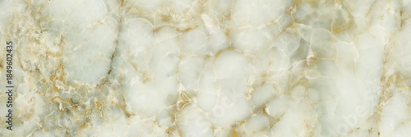 Obraz Green Onyx marble texture, mineral Stone background