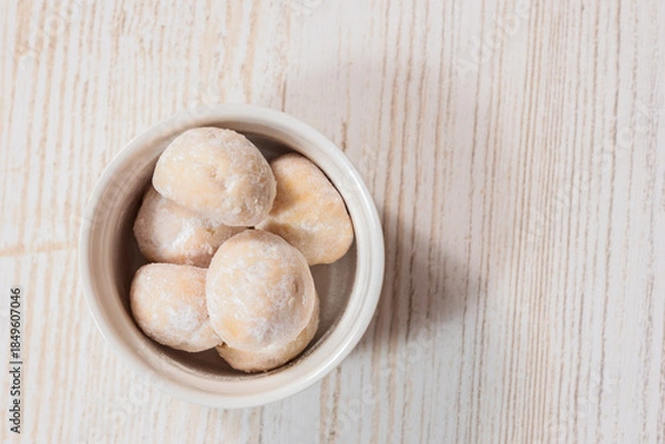 Obraz ティータイムのお菓子 スノーボール クッキー
Snowball Cookies for Tea Time