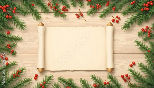 Obraz christmas greeting card