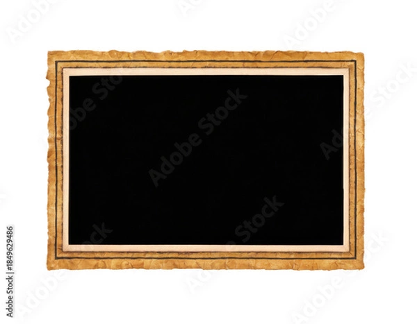 Obraz Vintage Aged Paper Photo Frame Template
