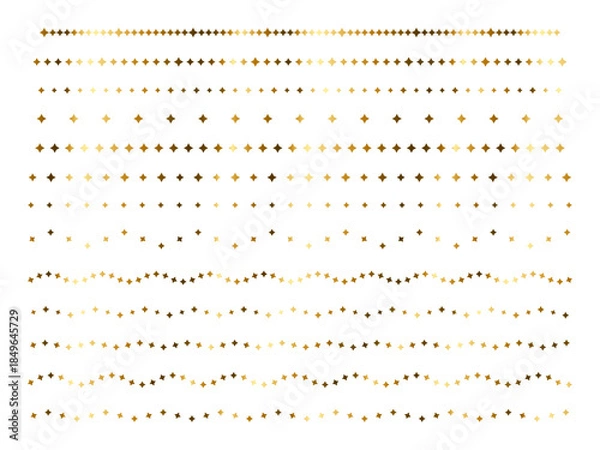 Obraz 四角星、ライン2、1金