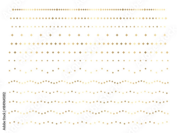 Obraz 四角星、ライン2、7白金