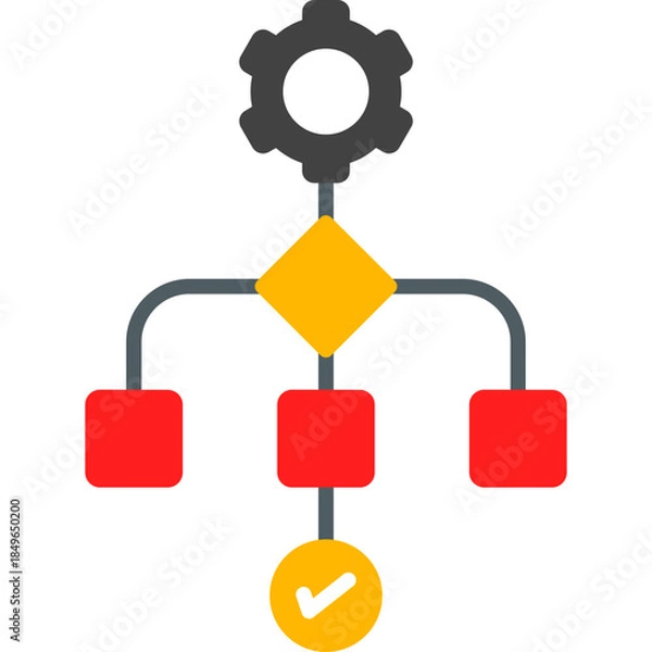 Obraz Algorithm Icon