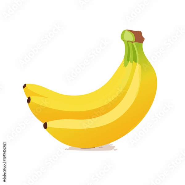 Obraz bananas isolated on white background