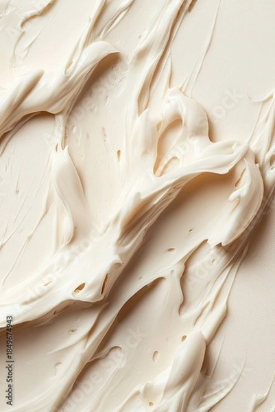 Obraz Creamy, beige textured surface with swirling pattern