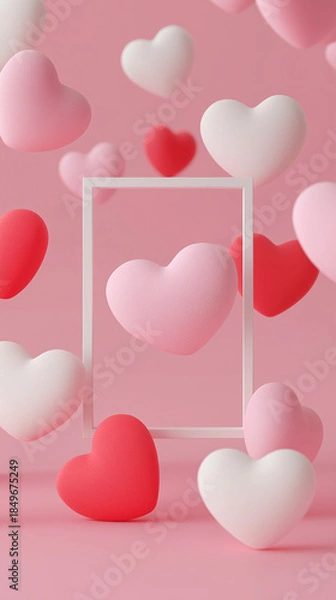 Fototapeta ハート, 形, デザイン, 模様, デコレーション, 壁紙, 情欲, シームレス, ロマンチスト, 日, 恋愛, 愛, ピンク, シンボル, イラスト, バレンタイン, ベクター, 休日, カード, 赤, 結婚式, お祝い, 背景, 文科系, 2 月 14 日, 贈り物, 紙, 色, 3d, グラス, ウォーターカラー, フレーム, 幸せな, 花, 挨拶, サイン, アニバーサリー, ばら, アイ