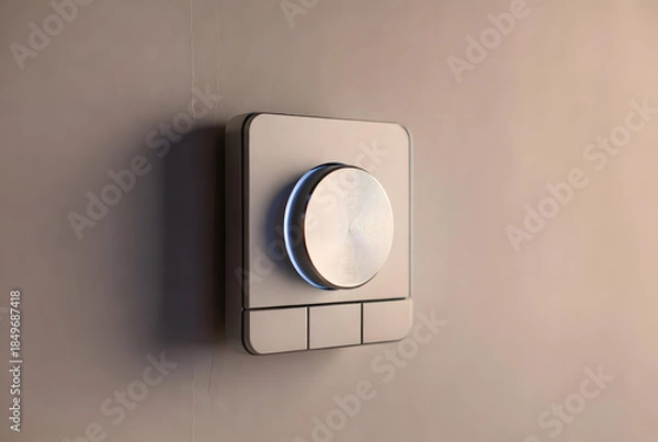 Fototapeta light switch on wall