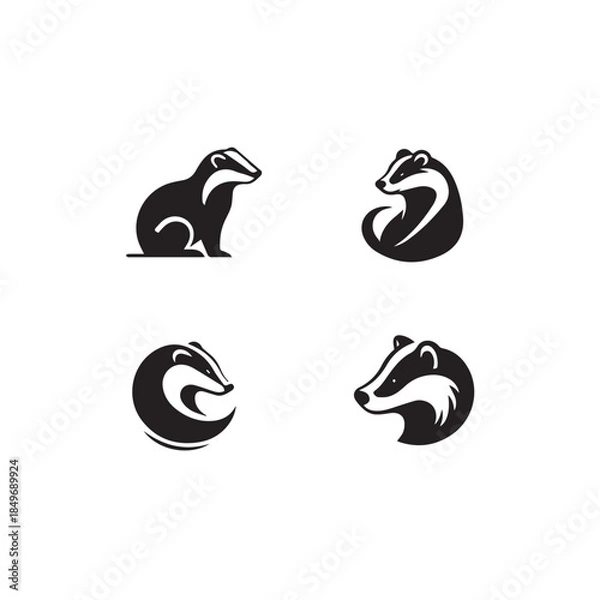 Obraz  American Badger.