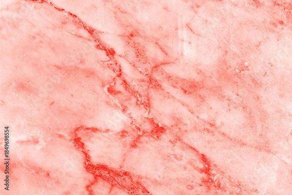 Fototapeta Pink marble texture background pattern with high resolution