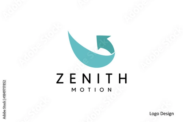 Obraz Corporate Logo Design for Zenith Motion Featuring Modern Abstract Elements