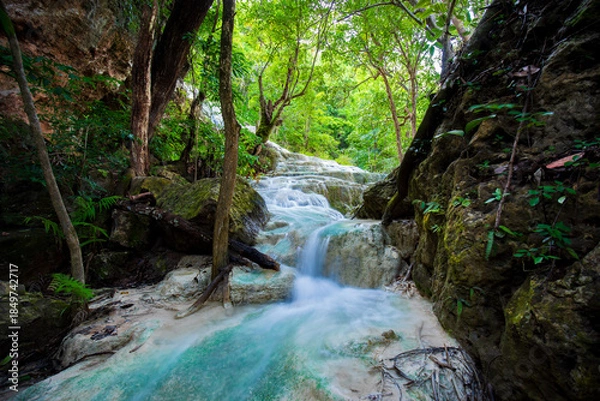 Fototapeta Erawan Waterfall, Kanchanaburi, Thailand