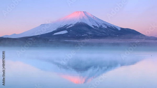 Obraz 山中湖から見た富士山