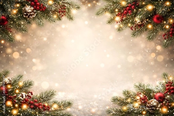 Obraz christmas background