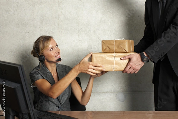 Obraz Delivery at the office