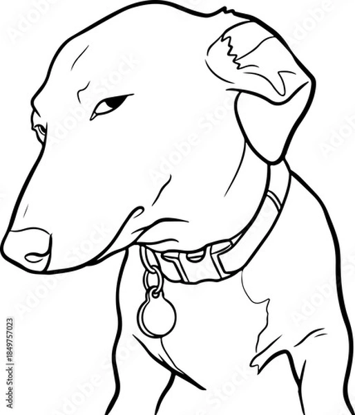 Obraz Skeptical dog meme