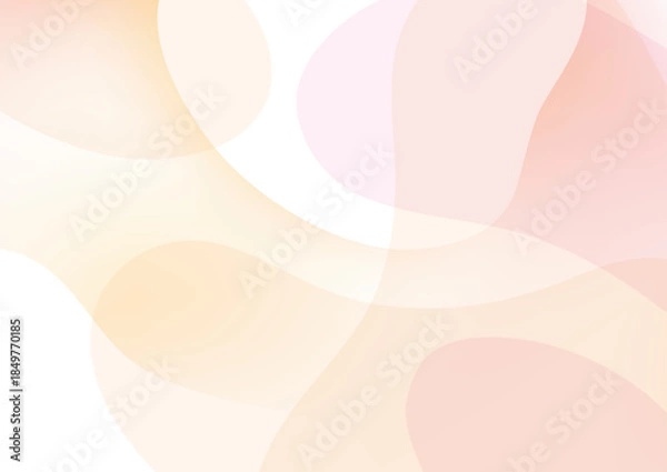 Obraz オレンジ系グラデーションの優しい抽象背景