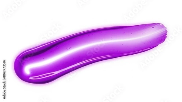 Obraz Vibrant Purple Fluid Abstract Shape for Design.
