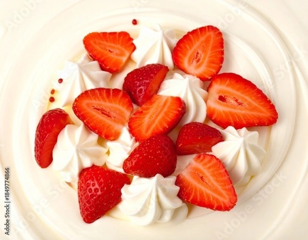 Obraz strawberry and cream