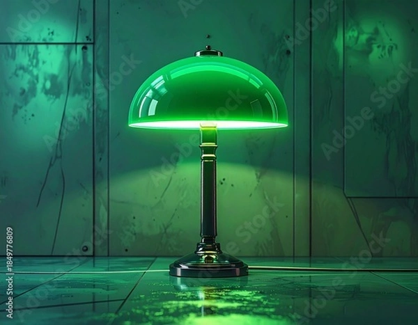 Obraz lamp on the wall