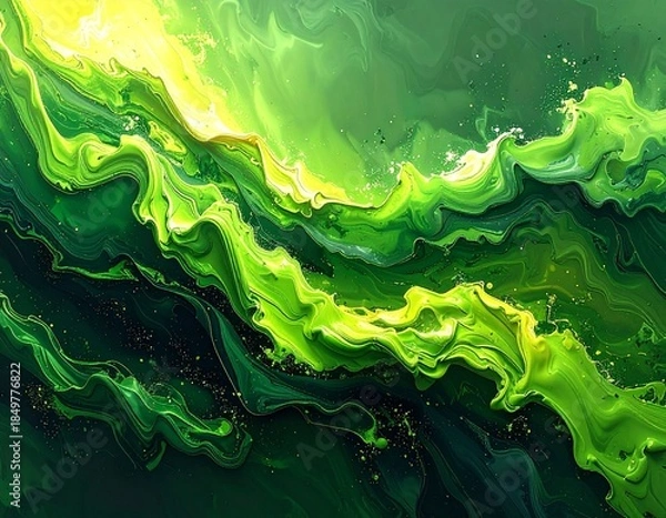 Obraz abstract green background