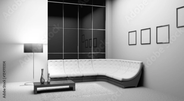 Fototapeta sofa in the room