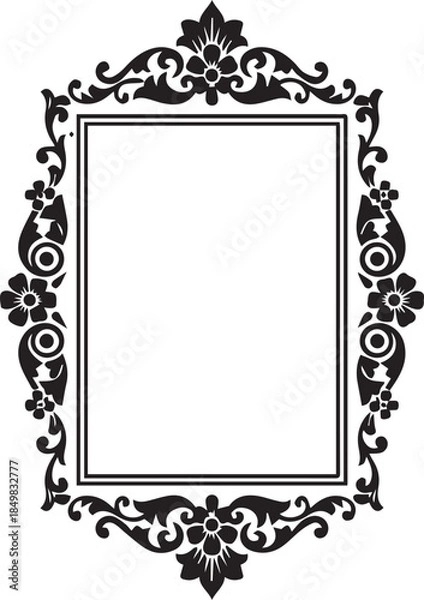 Obraz decorative frame for your text