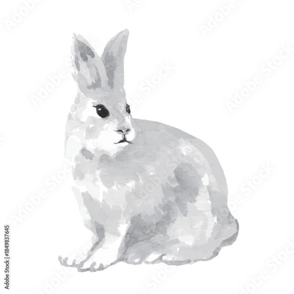 Obraz watercolor rabbit