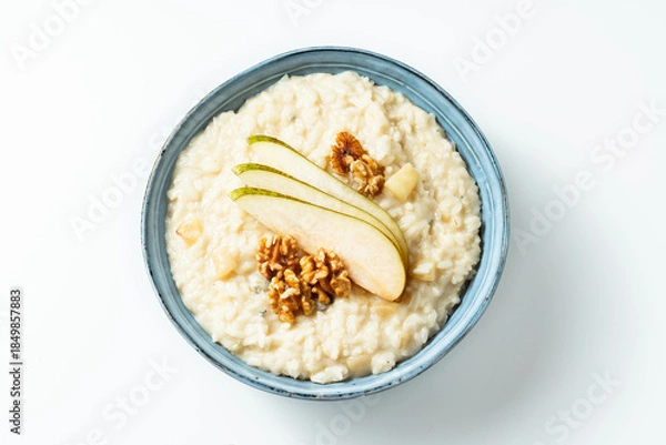 Obraz Risotto with Pears and Gorgonzola Cheese