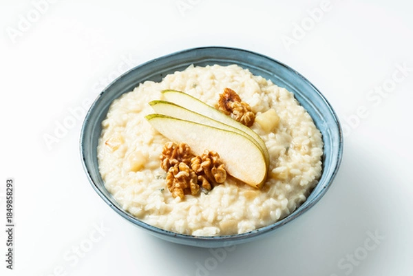 Obraz Risotto with Pears and Gorgonzola Cheese