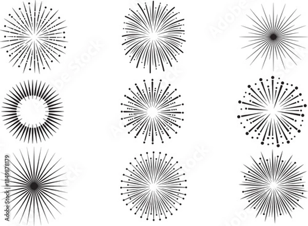 Fototapeta Carnival Firework Lights