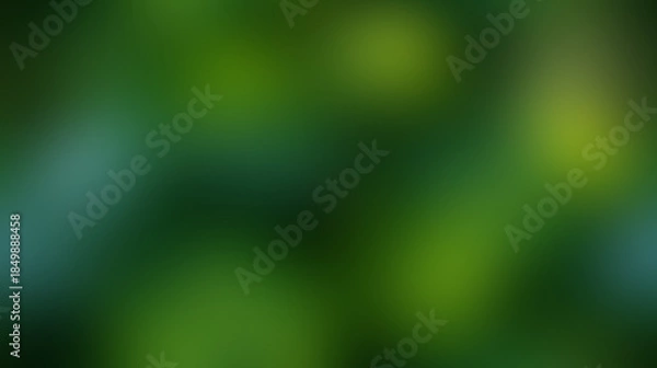 Fototapeta Soft Defocused Deep Green and Teal Abstract Background Texture