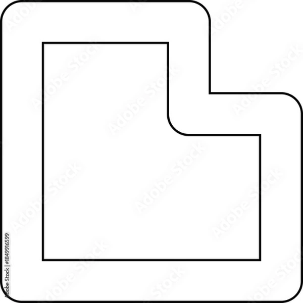 Obraz Square shape element. Geometric