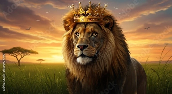 Obraz Golden Majesty at Sunset