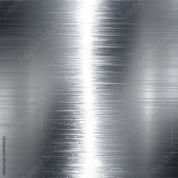 Obraz Polished metal surface with brushed texture