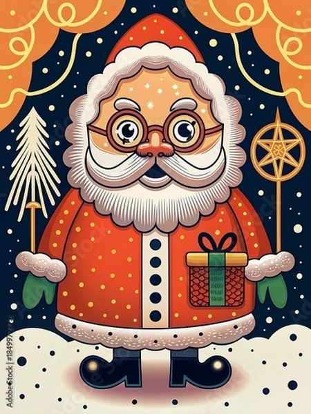 Obraz Santa Claus illustration