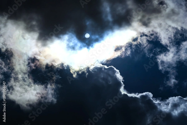 Obraz Storm Clouds with a Sunlight